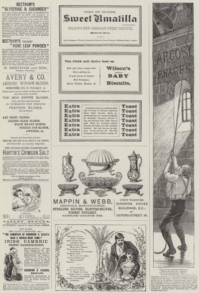 Página de Anuncios de Alfred Crowquill